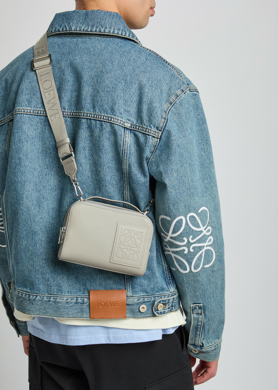 Loewe Mini Leather Cross-body Camera bag - Grey - One Size Loewe
