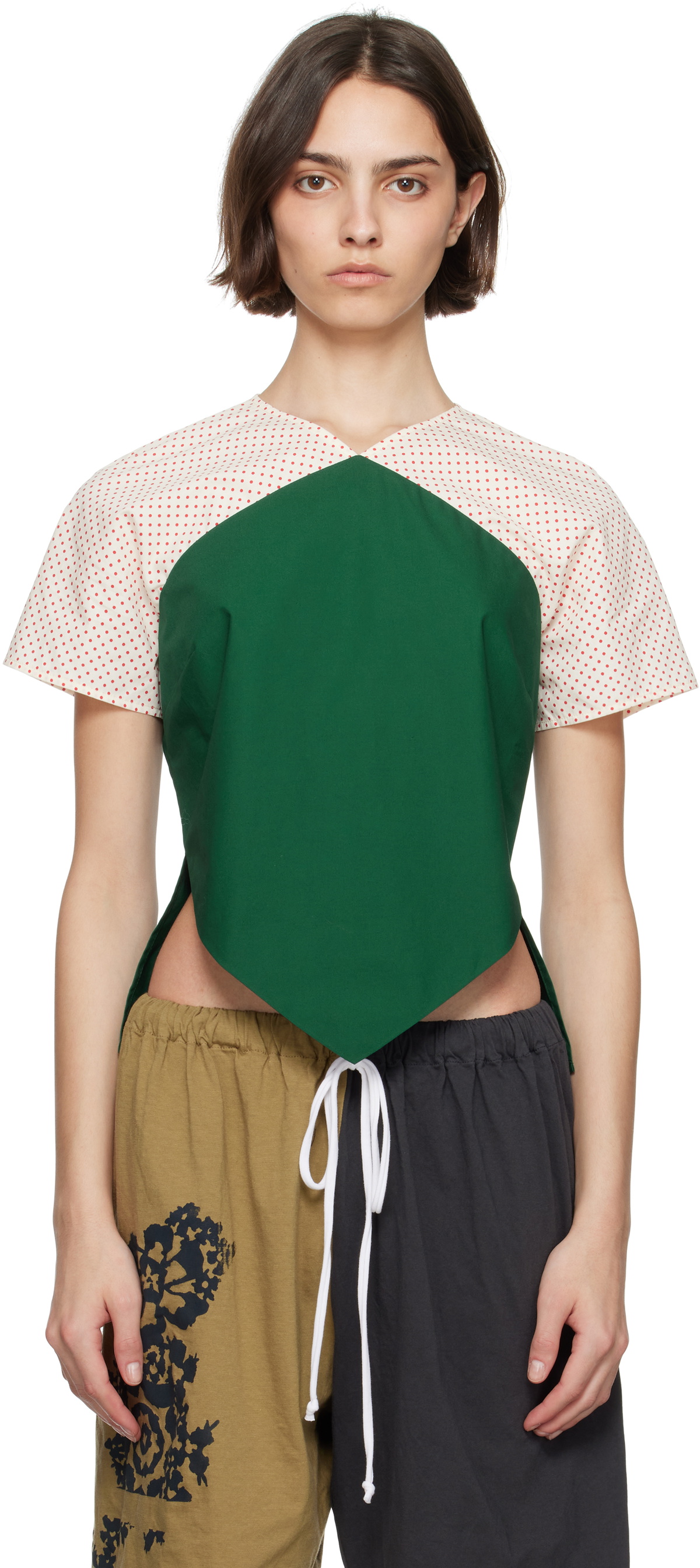 SC103 Green Choir Blouse