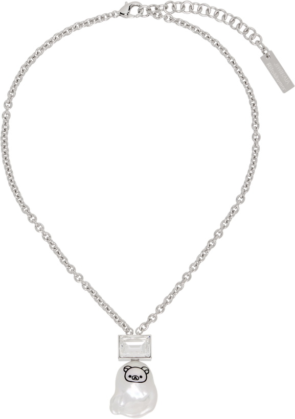 Photo: JIWINAIA Rilakkuma Edition Classic Pearl Necklace