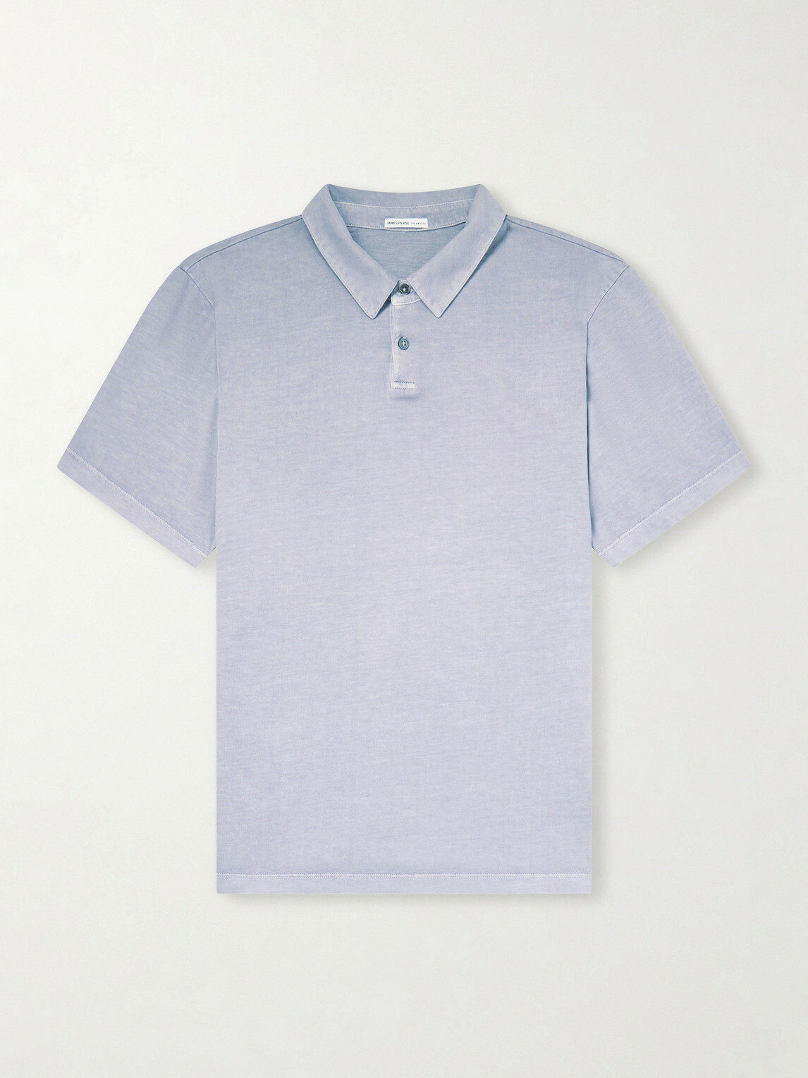 James Perse - Supima Cotton-Jersey Polo Shirt - Gray