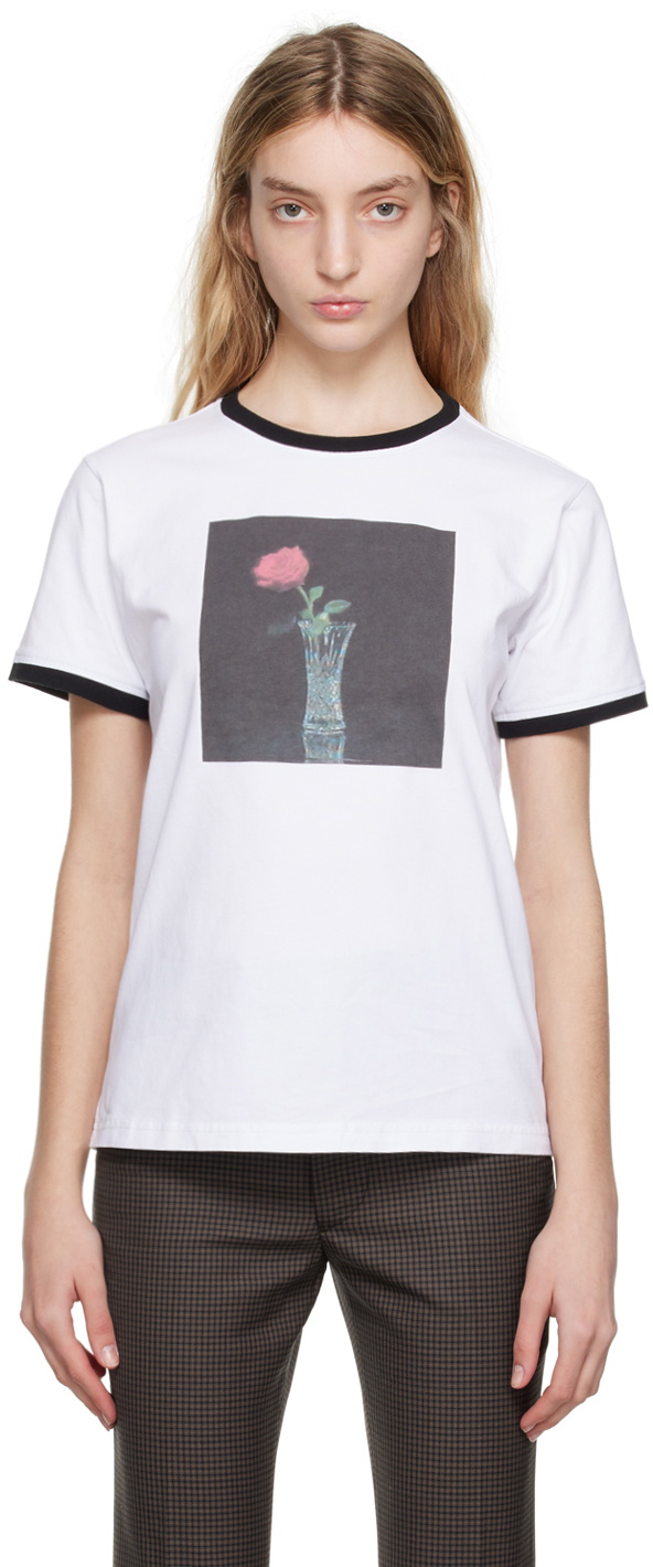 Ernest W. Baker White Rose T-Shirt