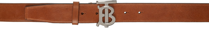 Photo: Burberry Brown Calfskin TB Belt