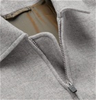 Fear of God for Ermenegildo Zegna - Logo-Appliquéd Wool Bomber Jacket - Gray