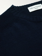 Officine Generale - Wool and Cashmere-Blend Sweater - Blue