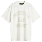 END. x Represent Property Of T-Shirt in Flat White