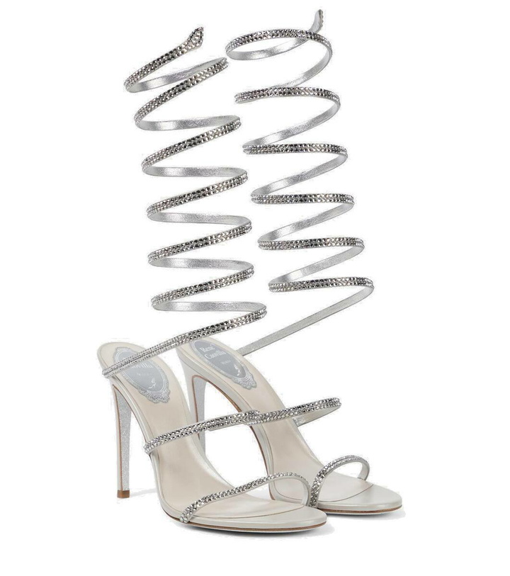 Photo: Rene Caovilla Supercleo embellished leather sandals