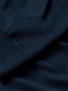 Frescobol Carioca - Heitor Cotton and Cashmere-Blend Zip-Up Sweatshirt - Blue