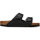 Birkenstock Black Regular Arizona Sandals