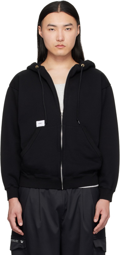 Photo: WTAPS Black Throwdy Zip Hoodie