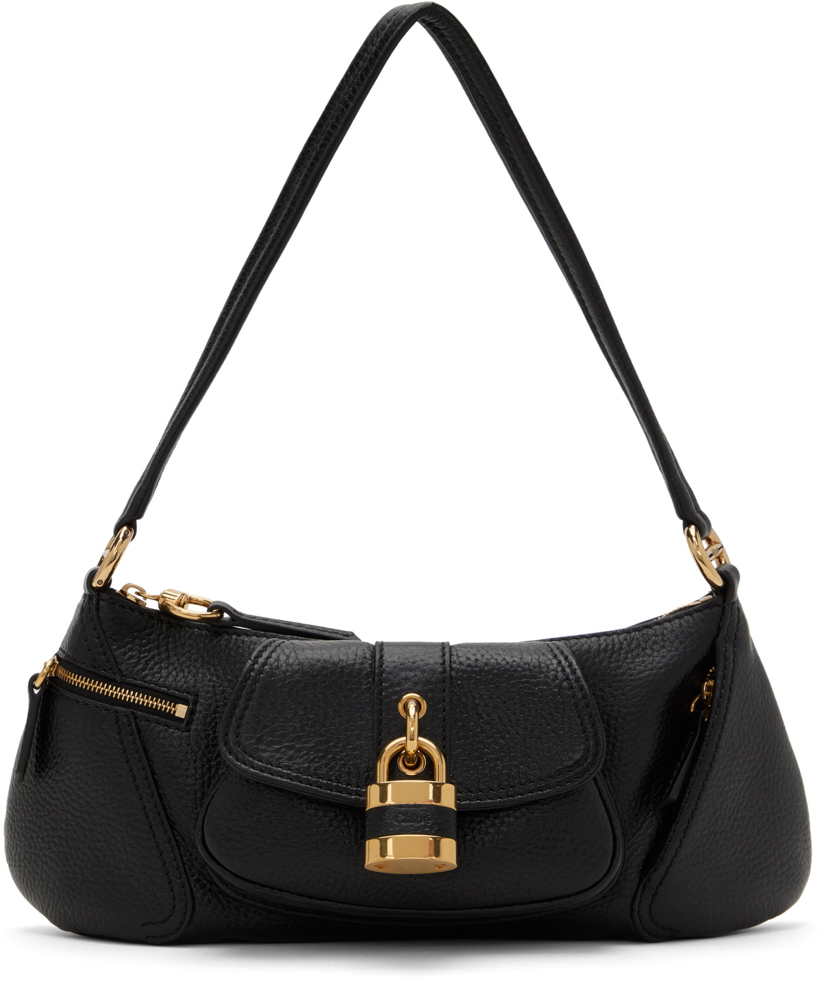 Chloé: Black 'The 99' Shoulder Bag | SSENSE