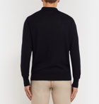 Kingsman - Knitted Cashmere Polo Shirt - Midnight blue