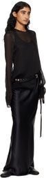 Ann Demeulemeester Black Benonia Long Sleeve T-shirt