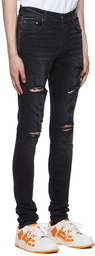 AMIRI Black Slash Jeans