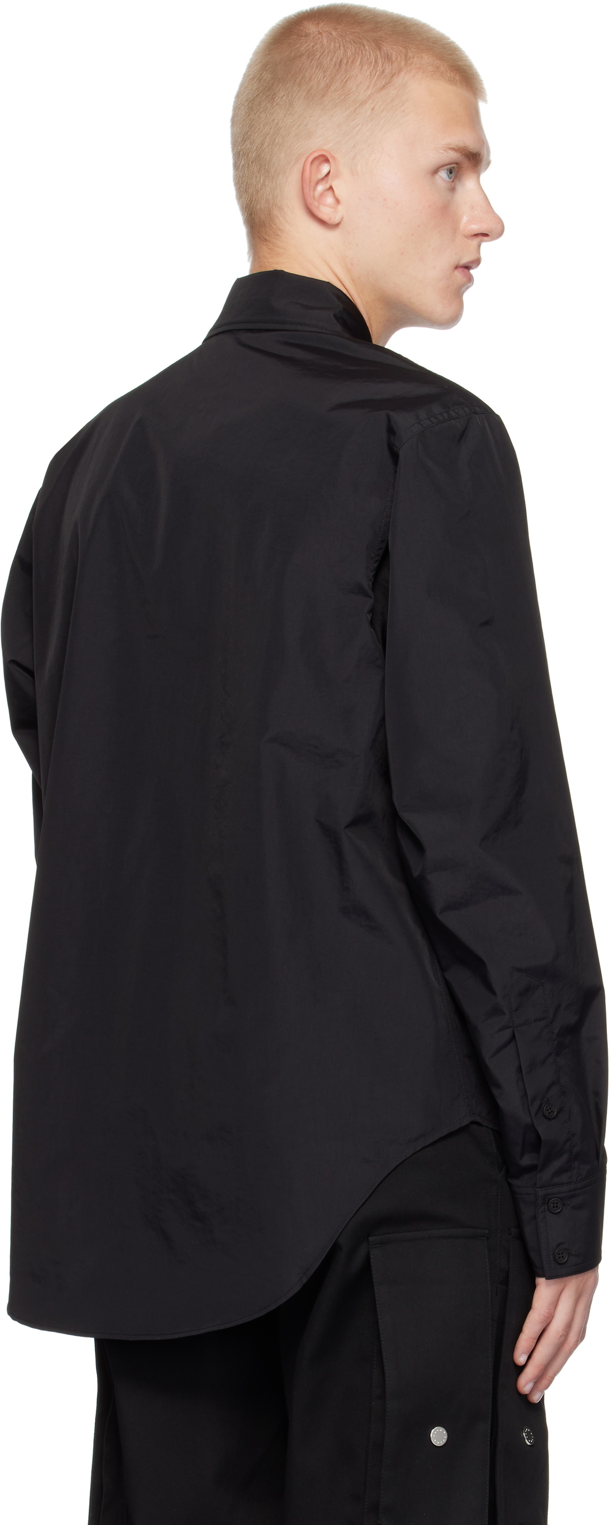 GmbH Black Geir Cut Out Shirt