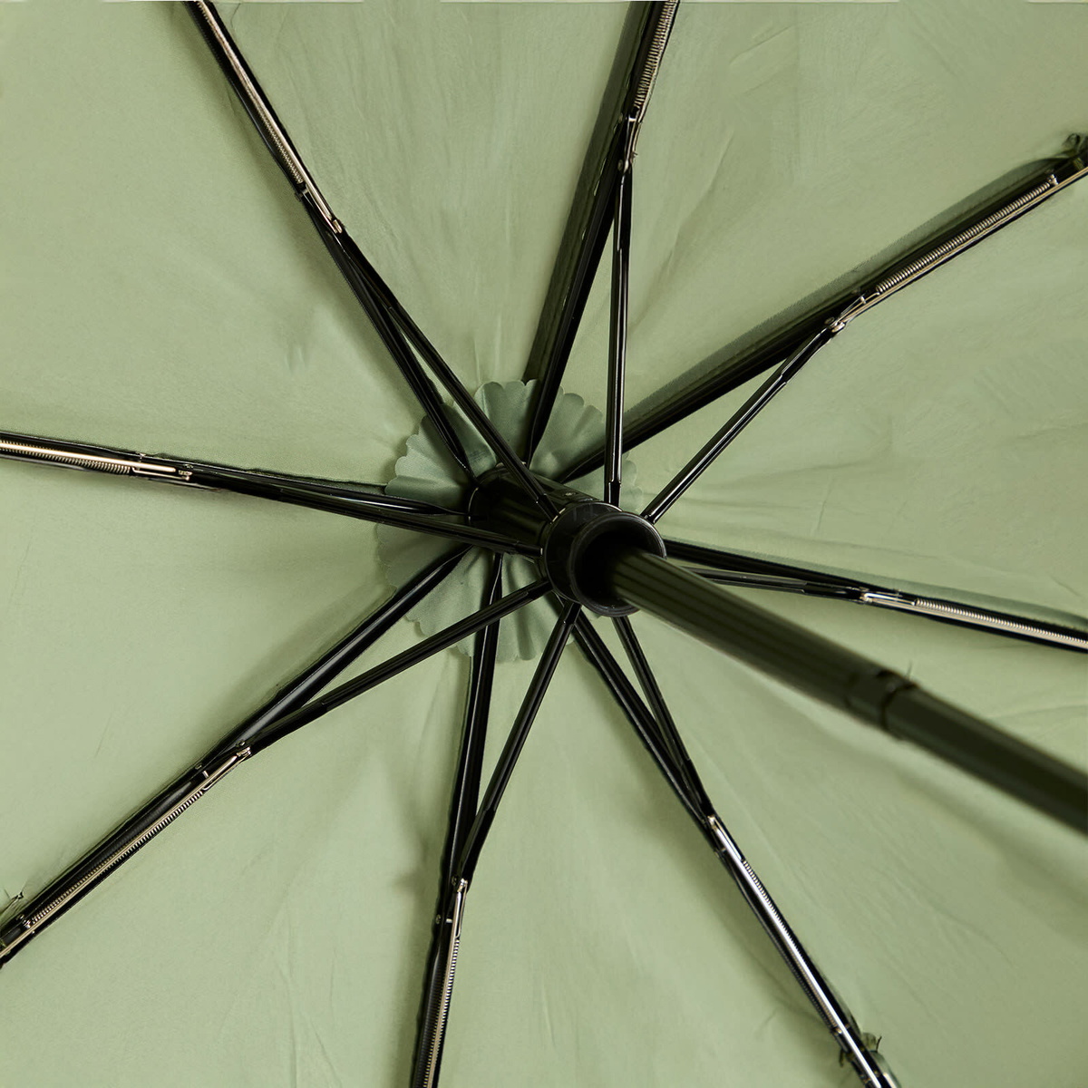 London Undercover Auto-Compact Umbrella in Light Olive 