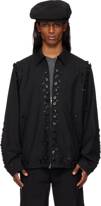 Photo: TAKAHIROMIYASHITA TheSoloist. Black Zip Up Brit Jacket