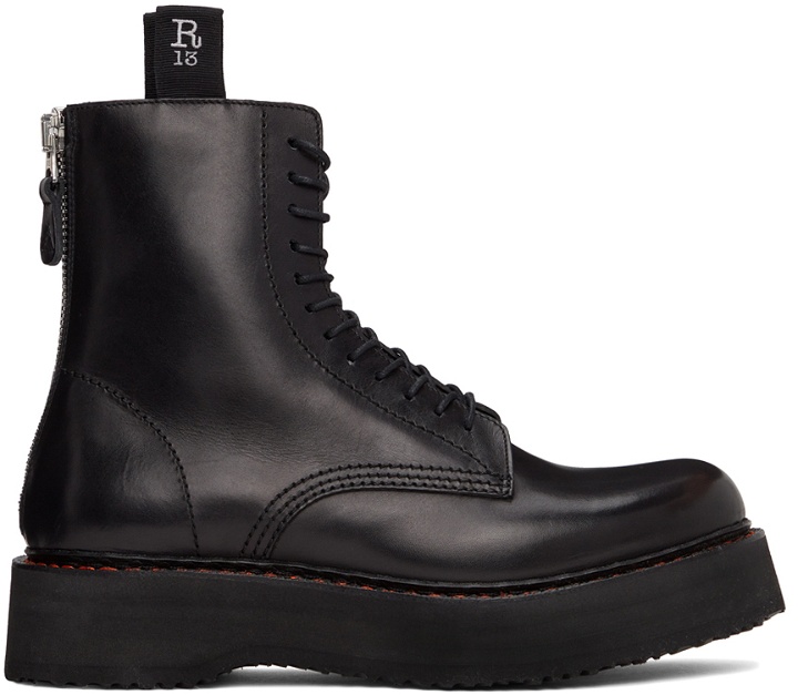 Photo: R13 Black Single Stack Boots