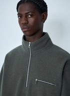 RIER Zip-Up Fleece Sweatshirt
