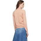 Loewe Pink Cashmere Anagram Turtleneck