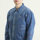 Human Made Men's Hand Stitched Denim Work Jacket in Indigo