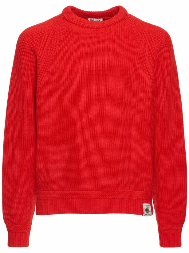 Photo: BALLY Wool Knit Crewneck Sweater