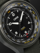 Oris - ProPilot Altimeter Automatic 47mm PVD-Plated Titanium, Carbon Fibre and Canvas Watch, Ref. No. 01 793 7775 8764-SetBlack