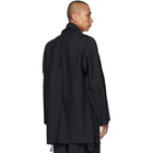 132 5. ISSEY MIYAKE Black Fold Square Coat