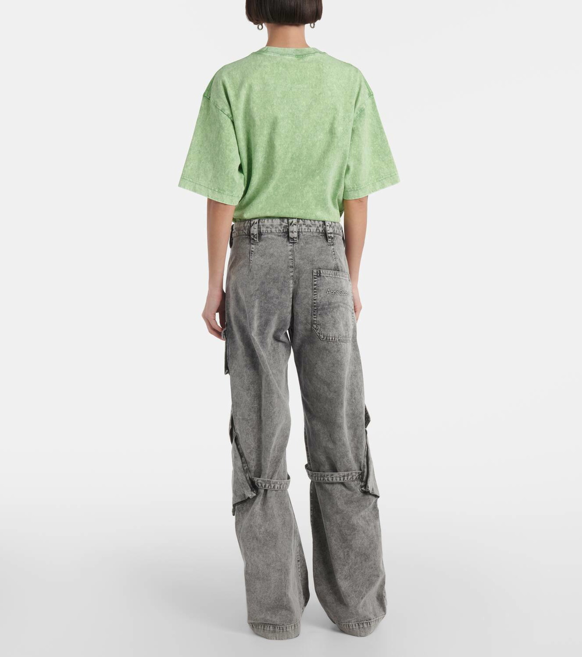 Acne Studios Mid-rise cotton canvas cargo pants