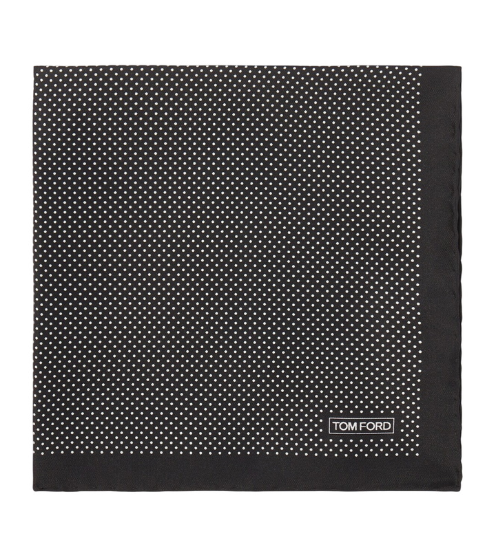 Photo: Tom Ford Polka-dot silk pocket square