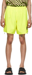 We11done Yellow Basic String Shorts