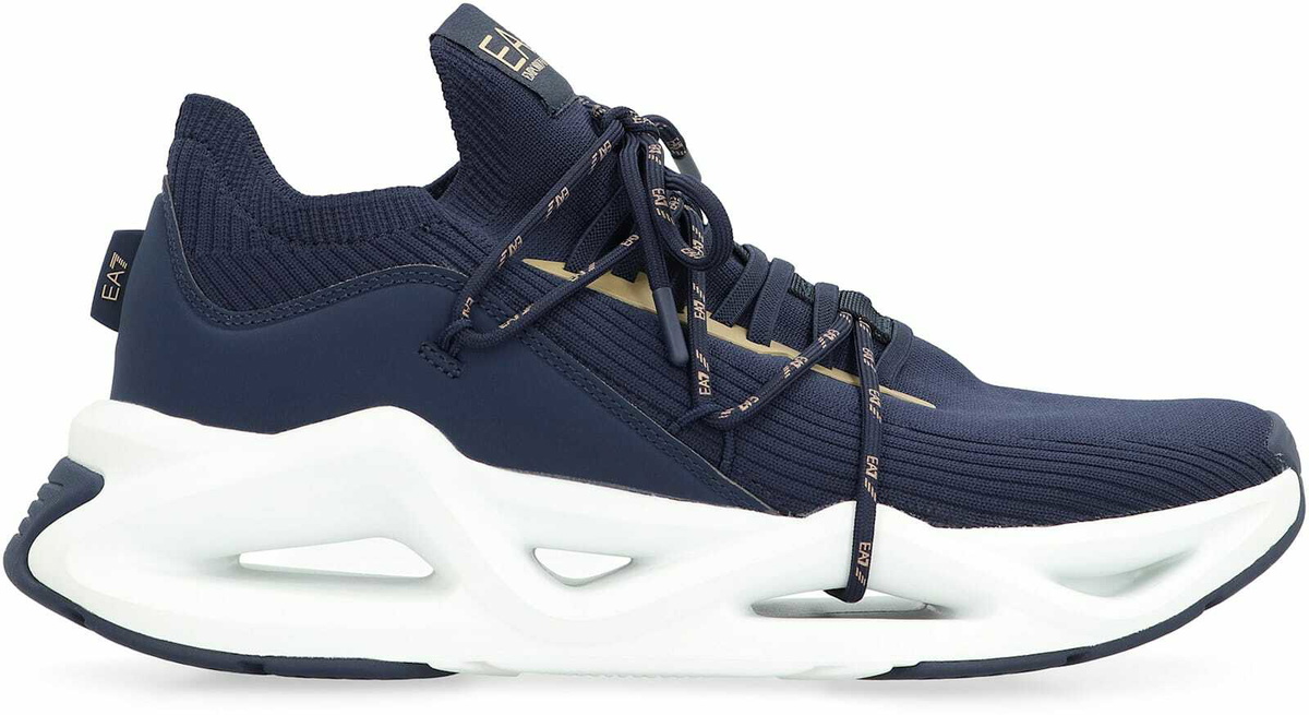 EA7 Knit Low-top Sneakers