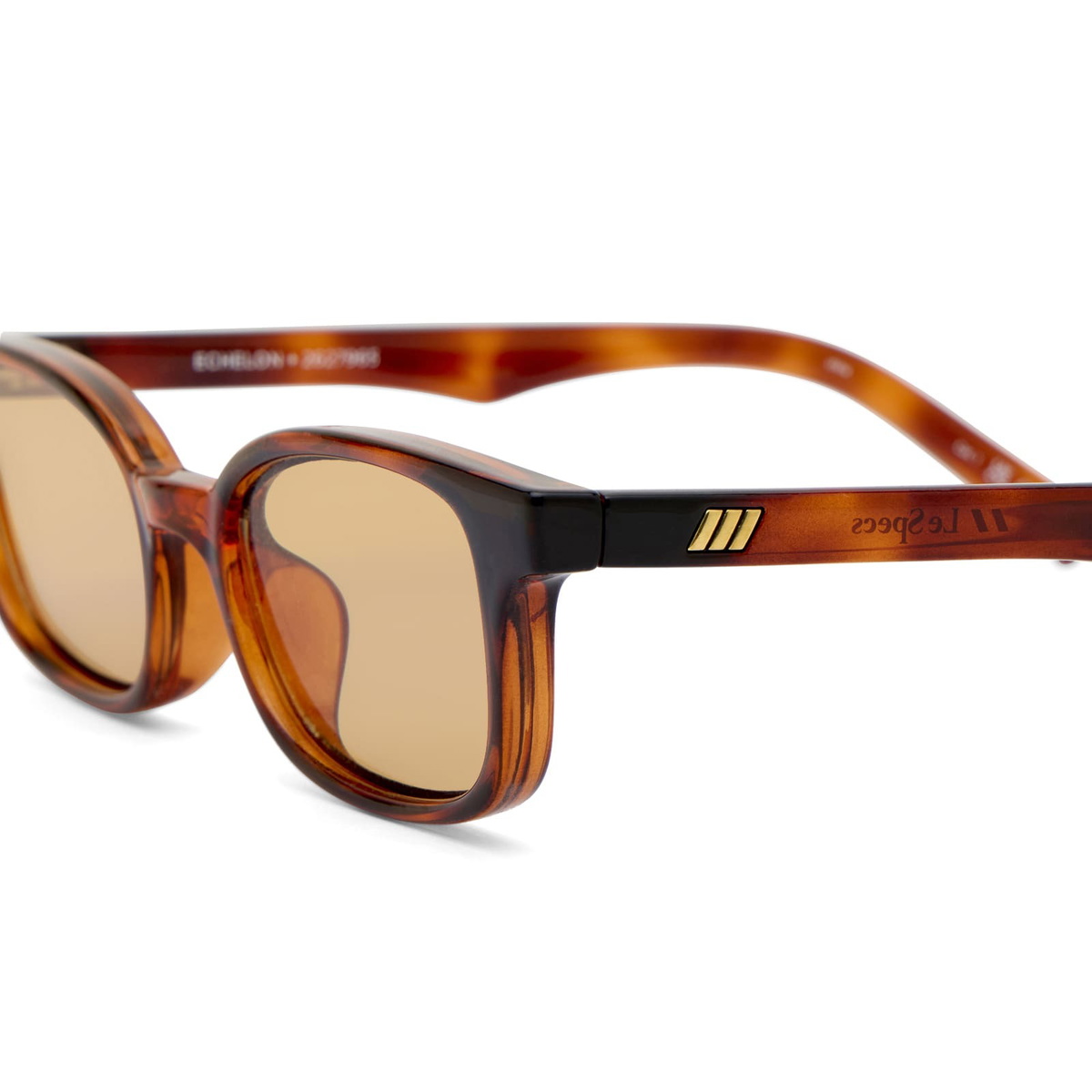 Le Specs Echelon + Sunglasses in Toffee Tort/Mustard Mono 