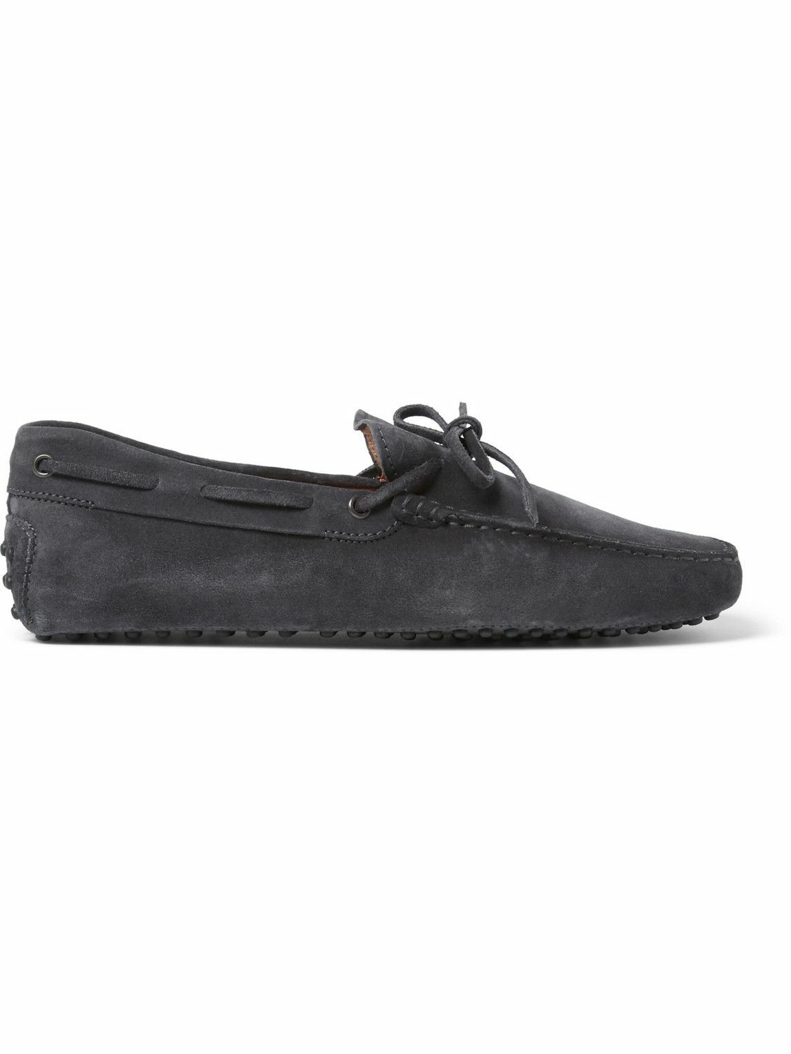 Tod's - Gommino Suede Driving Shoes - Gray