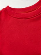 Y,IWO - Logo-Print Cotton-Jersey Sweatshirt - Red