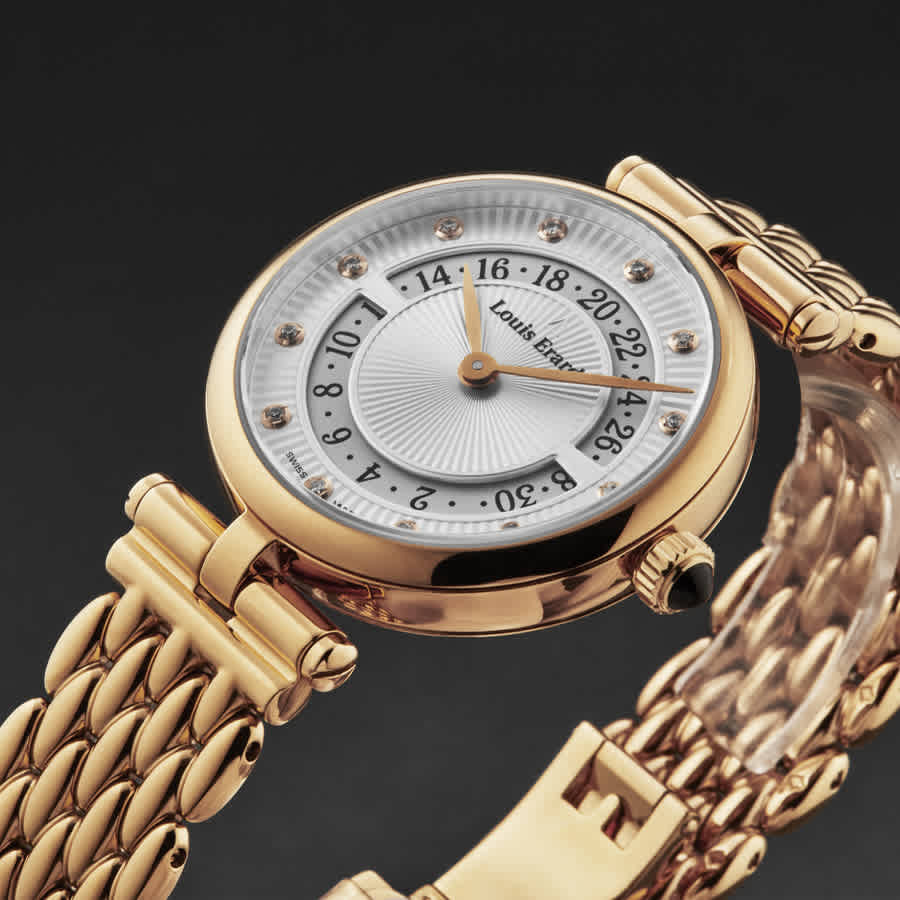 Louis Erard Romance Quartz Diamond Silver Dial Ladies Watch 01811PR11.BMA84