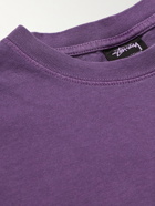Stussy - Dice Printed Cotton-Jersey T-Shirt - Purple