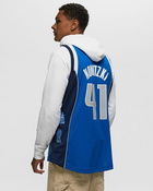 Mitchell & Ness Nba Swingman Jersey Dallas Mavericks Hall Of Fame Dirk Nowitzki #41 Blue - Mens - Jerseys