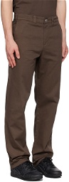 AFFXWRKS Brown Straight-Leg Trousers