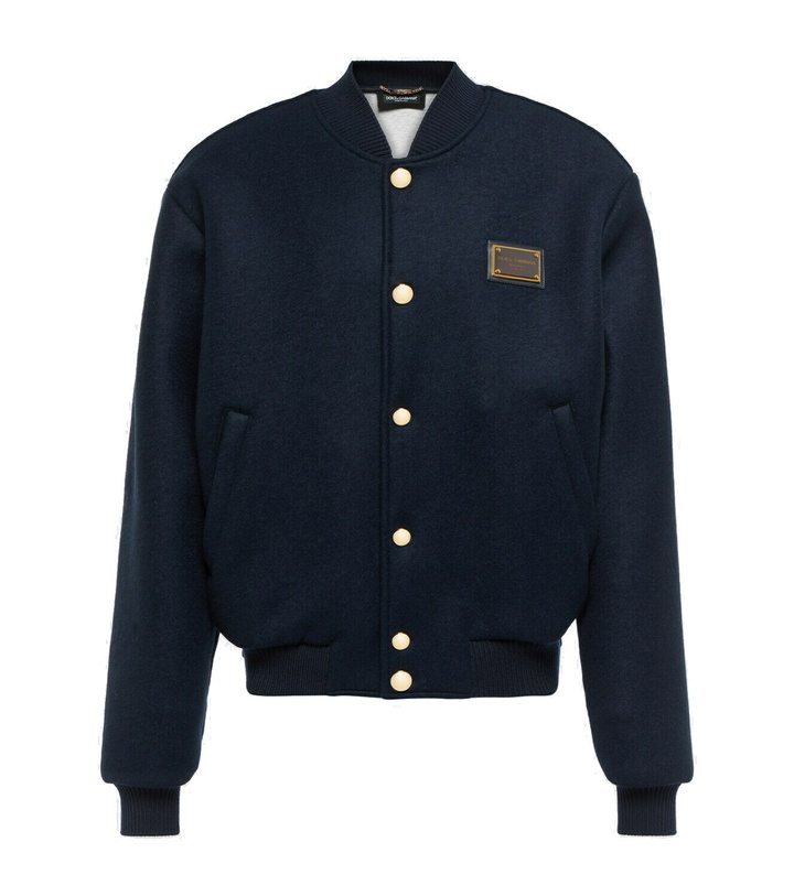 Photo: Dolce&Gabbana - Knit varsity jacket