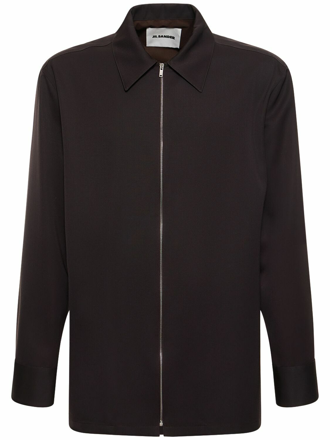 ジルサンダー Jil Sander Virgin Wool Shirt Jil Sander virgin-wool Shirt | Grey | FARFETCH