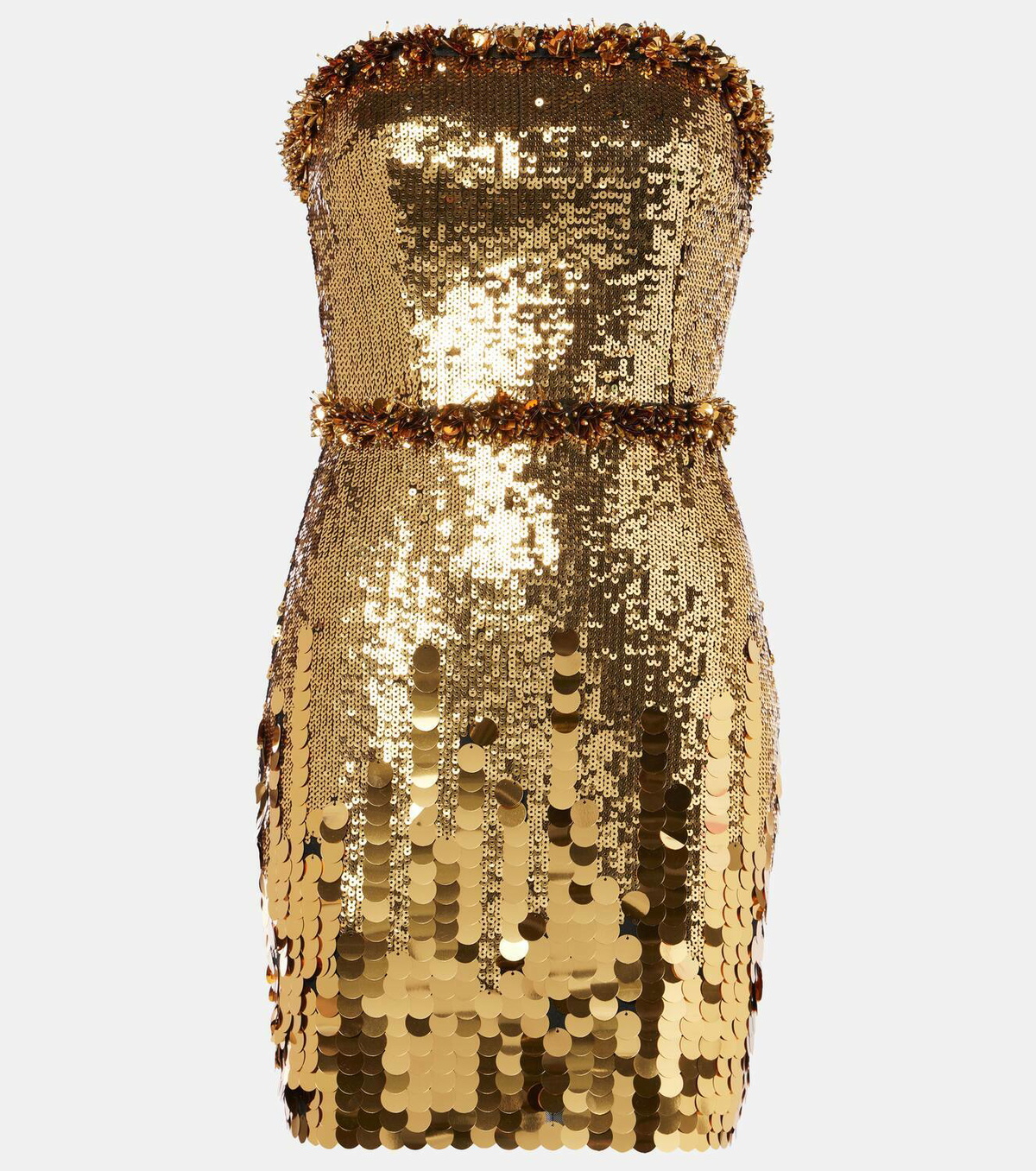 white christmas dresses Life of The Party One Shoulder Mini Dress Copper Gold / L main image 0