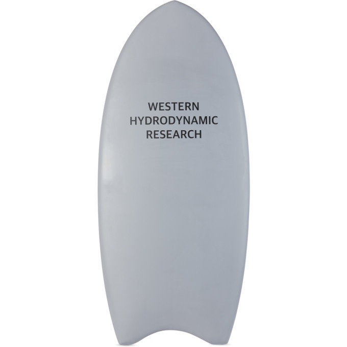 Photo: Western Hydrodynamic Research SSENSE Exclusive Grey Luxury Paipo Surfboard