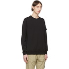 Stone Island Black Cotton Sweatshirt