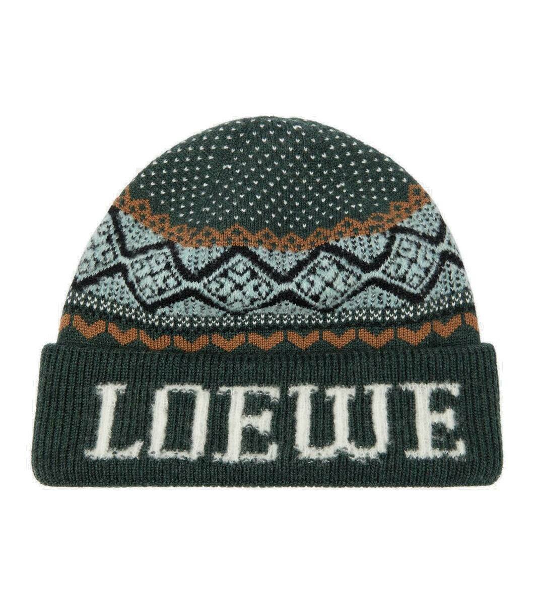 【LOEWE×Suna Fujita】うさぎ ビーニー（ウール）リブ編み LOEWE×Suna Fujita】うさぎ ビーニー（ウール）リブ編み (LOEWE