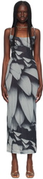 Miaou Blue Thais Maxi Dress