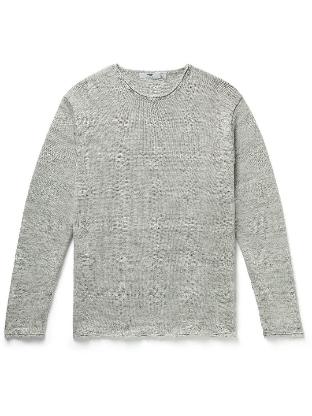 Photo: Inis Meáin - Donegal Linen Sweater - Gray