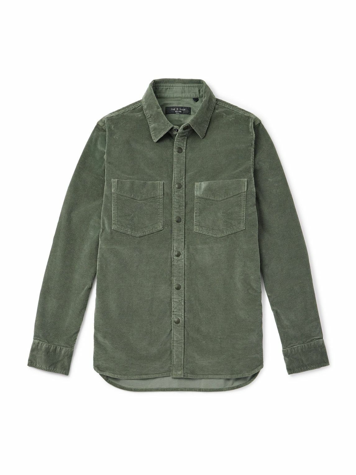 Rag & Bone - Cotton-Blend Corduroy Overshirt - Green