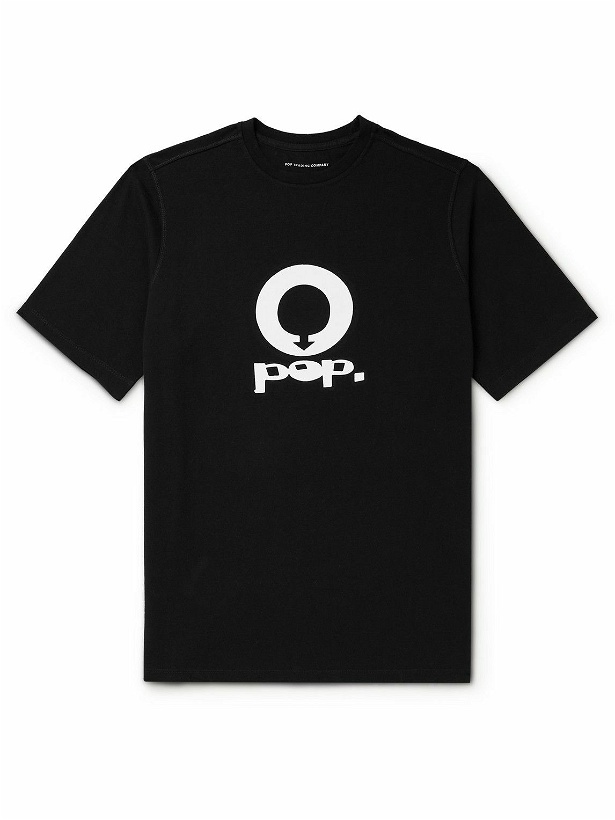 Photo: Pop Trading Company - Underworld Logo-Print Cotton-Jersey T-Shirt - Black
