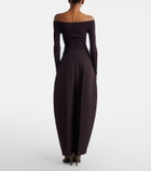 Alaïa Poplin barrel-leg pants
