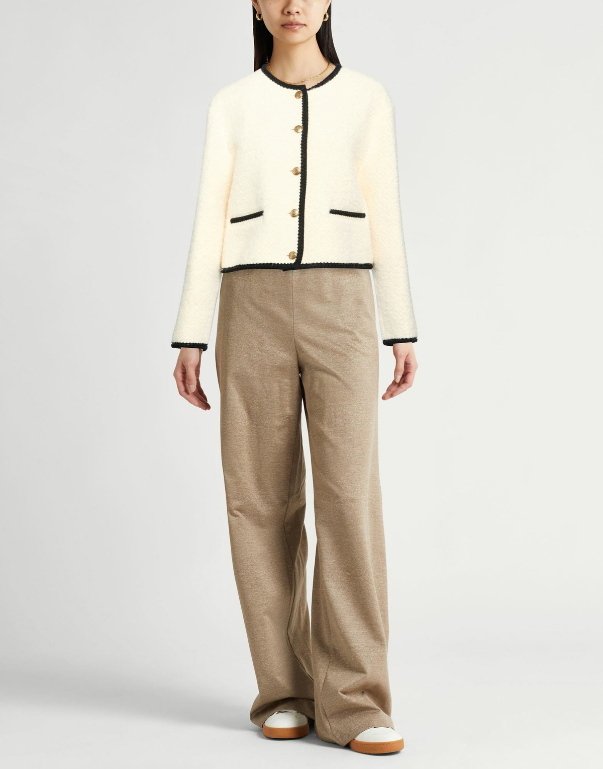 Semicouture Womens Jacket Cream